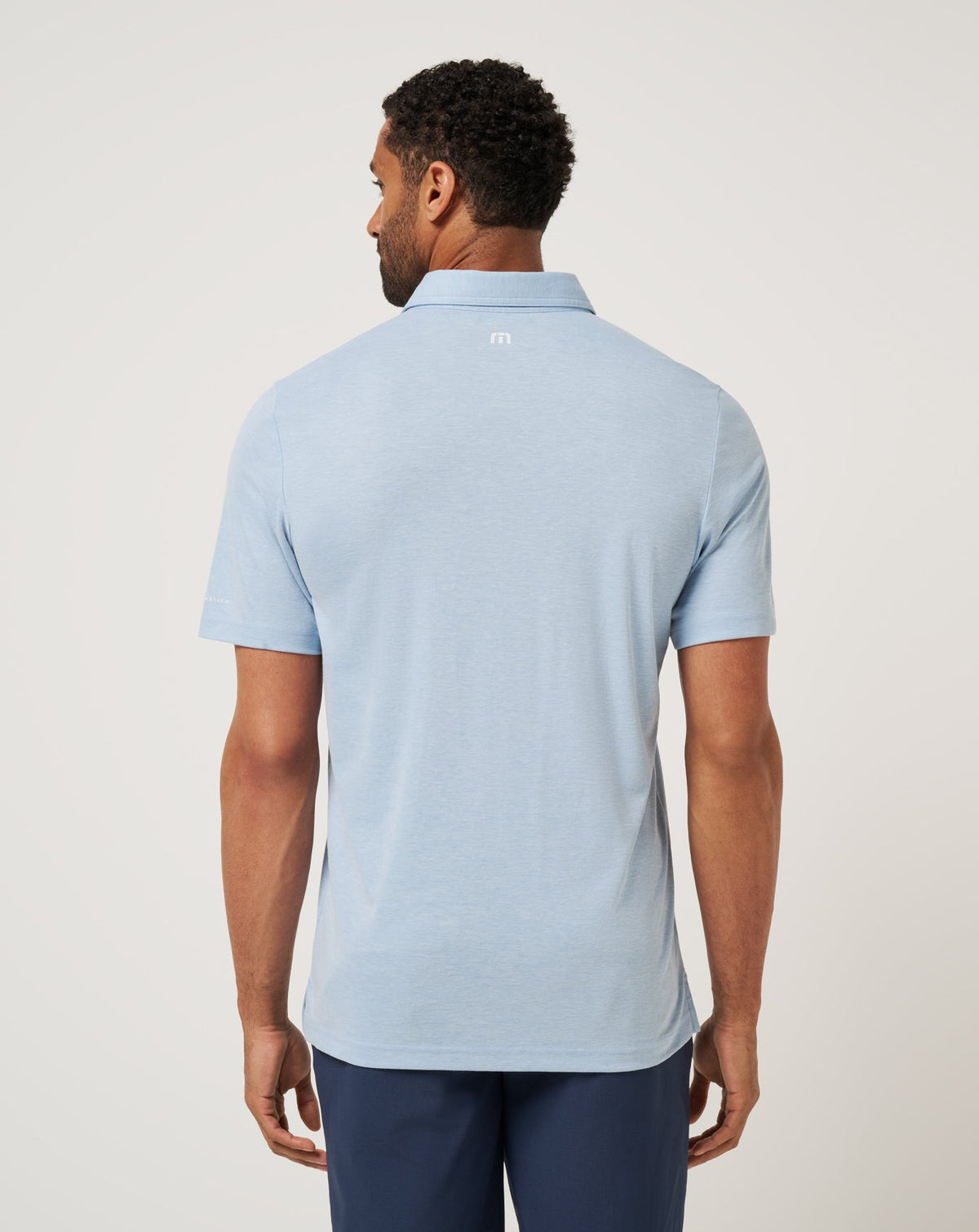 UT Austin School Pride Polo Heather Blue | Travis Mathew New