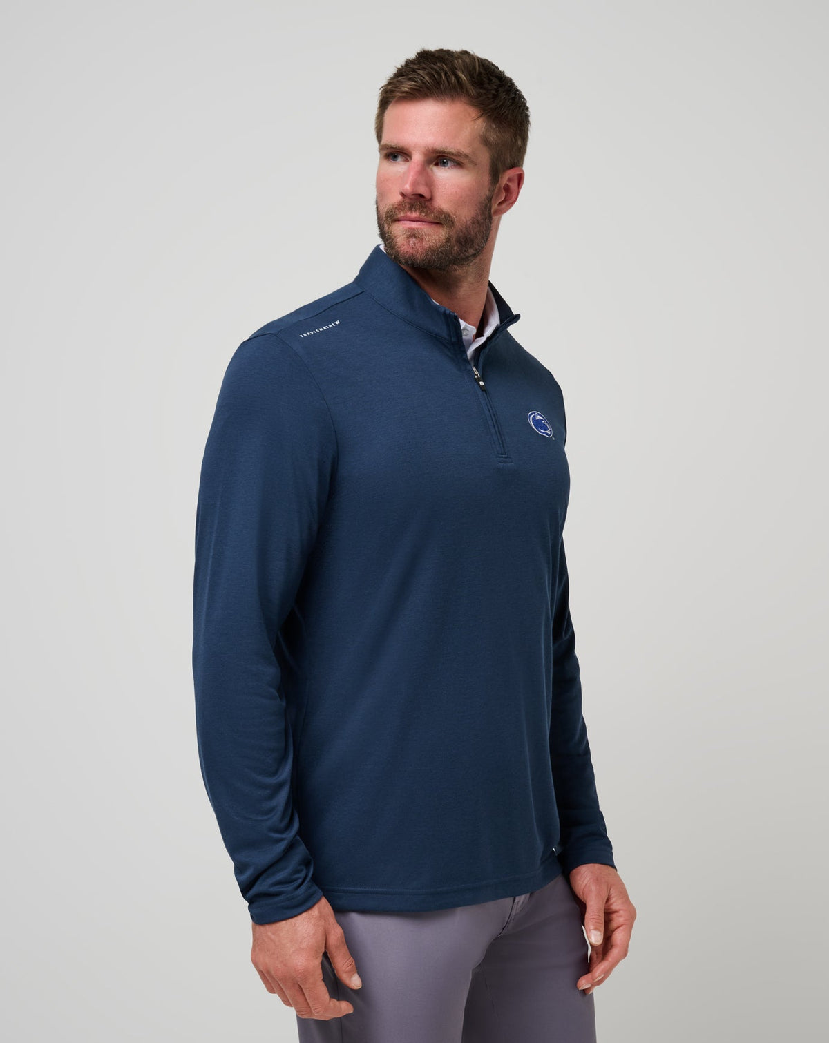 PSU Time To Tailgate Quarter Zip Navy | Travis Mathew Special Offer