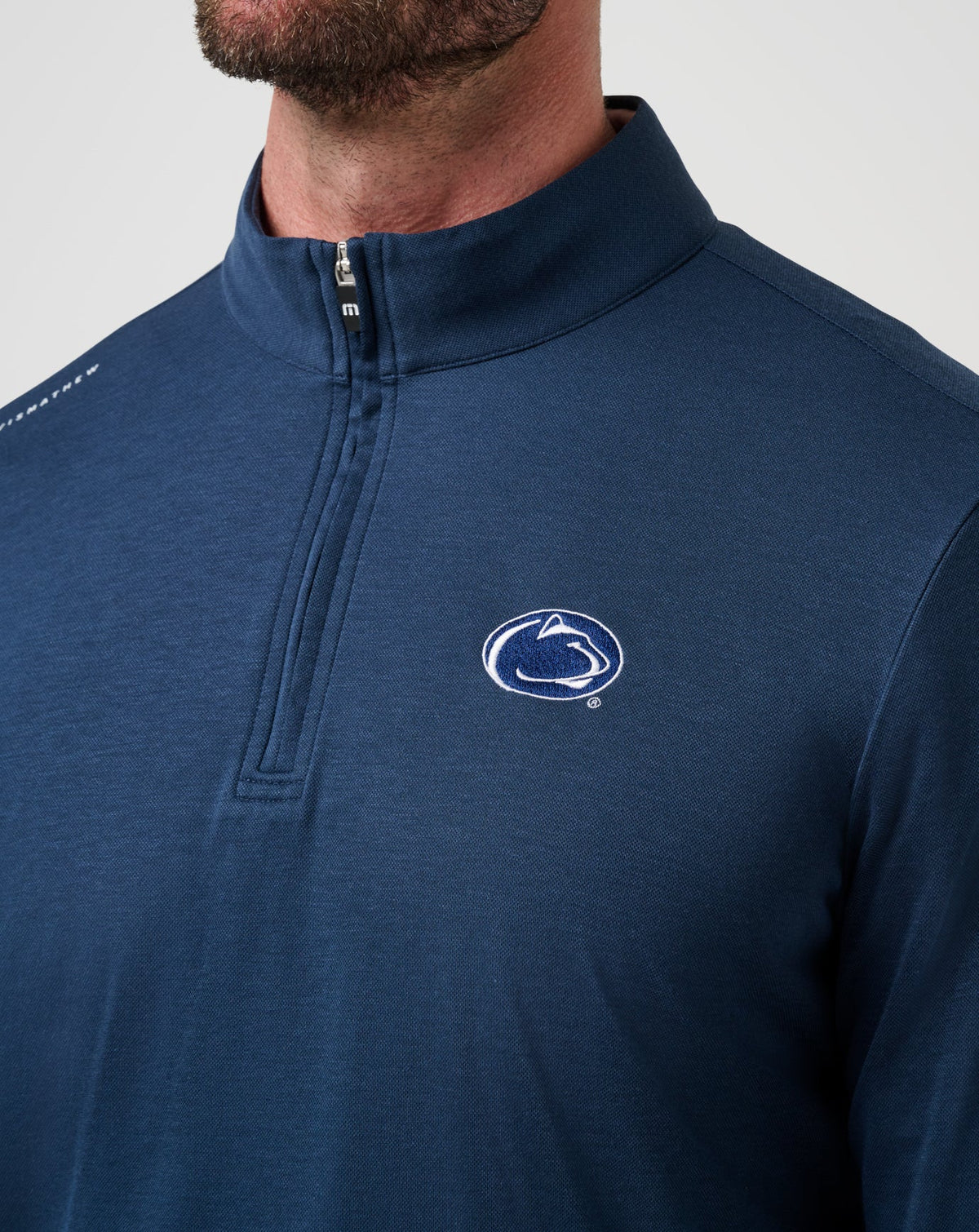 PSU Time To Tailgate Quarter Zip Navy | Travis Mathew Special Offer