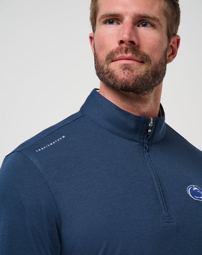 PSU Time To Tailgate Quarter Zip Navy | Travis Mathew Special Offer