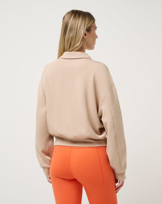 Overnight Trip Half Zip Heather Burro | Travis Mathew Value