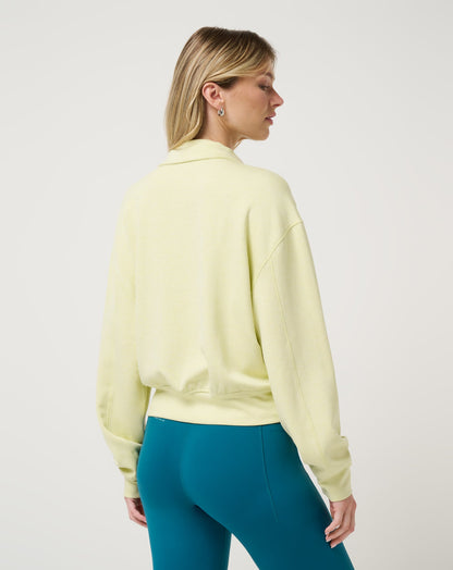 Overnight Trip Half Zip Heather Limeade | Travis Mathew New