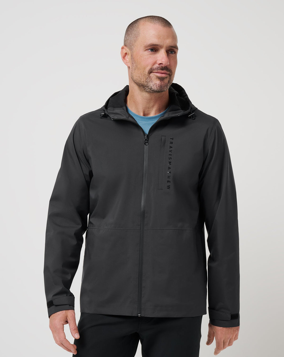 Shore Side Full Zip Black | Travis Mathew Recommended