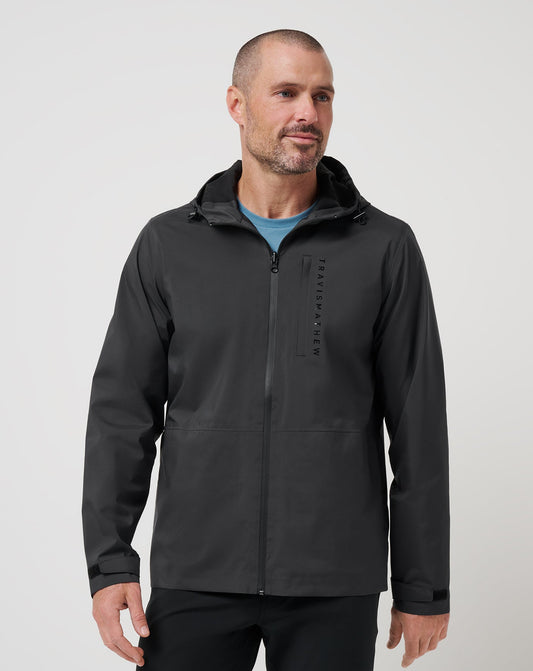 Shore Side Full Zip Black | Travis Mathew Recommended