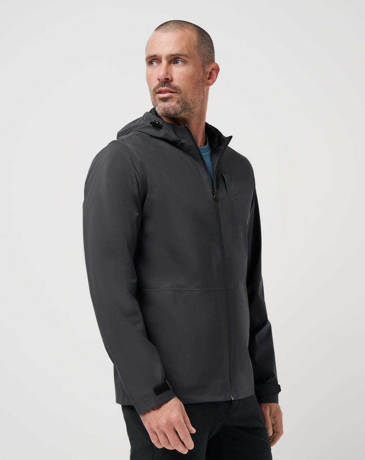 Shore Side Full Zip Black | Travis Mathew Recommended