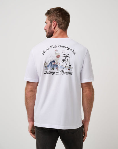 Holly Jollies Tee White | Travis Mathew New