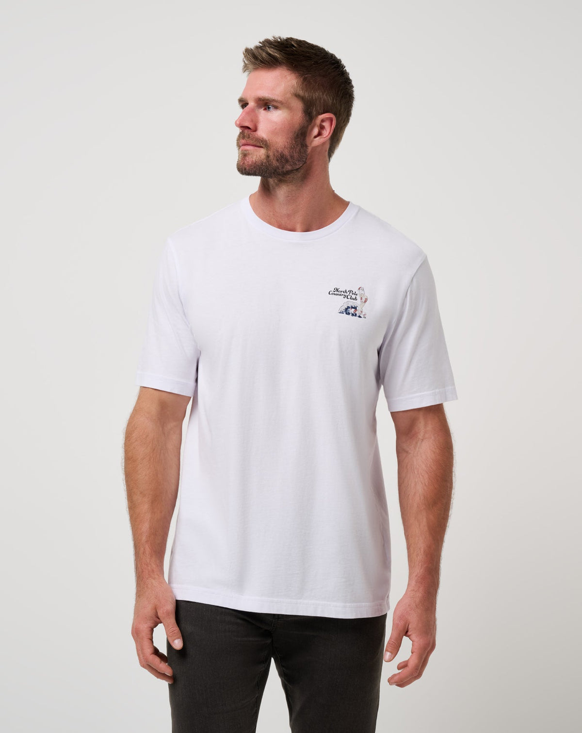 Holly Jollies Tee White | Travis Mathew New