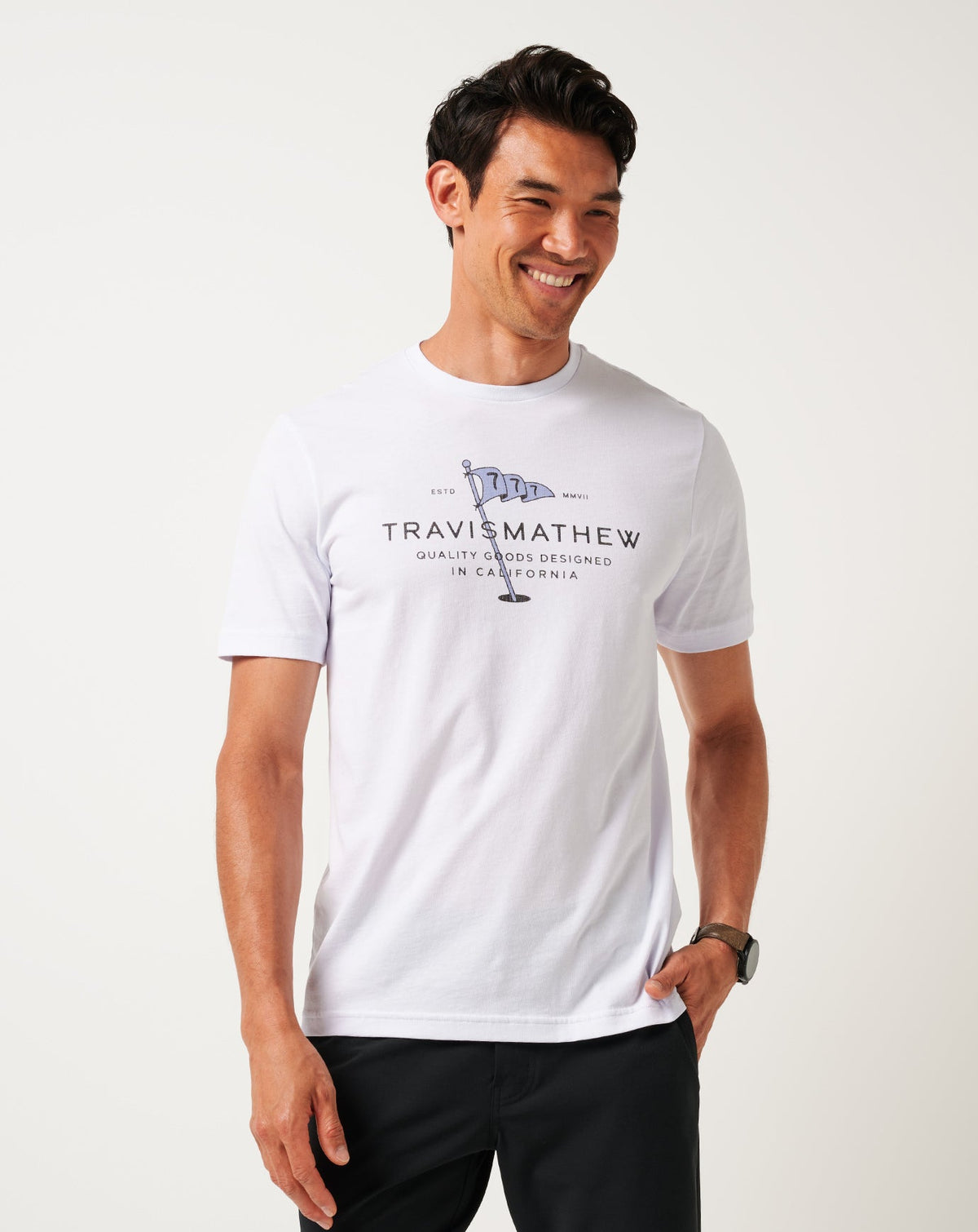Worth A Shot Tee White | Travis Mathew Best Price