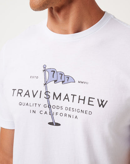 Worth A Shot Tee White | Travis Mathew Best Price