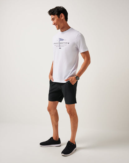 Worth A Shot Tee White | Travis Mathew Best Price