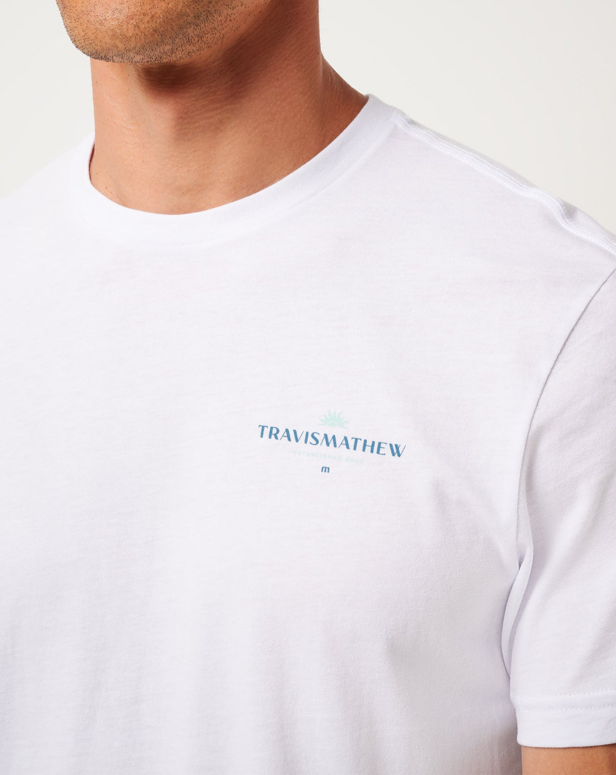 Acropolis Tee White | Travis Mathew Premium