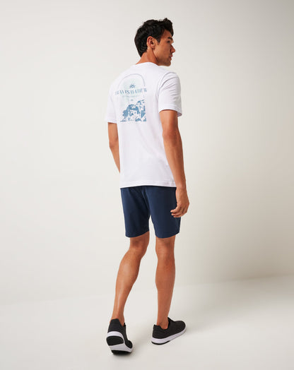 Acropolis Tee White | Travis Mathew Premium