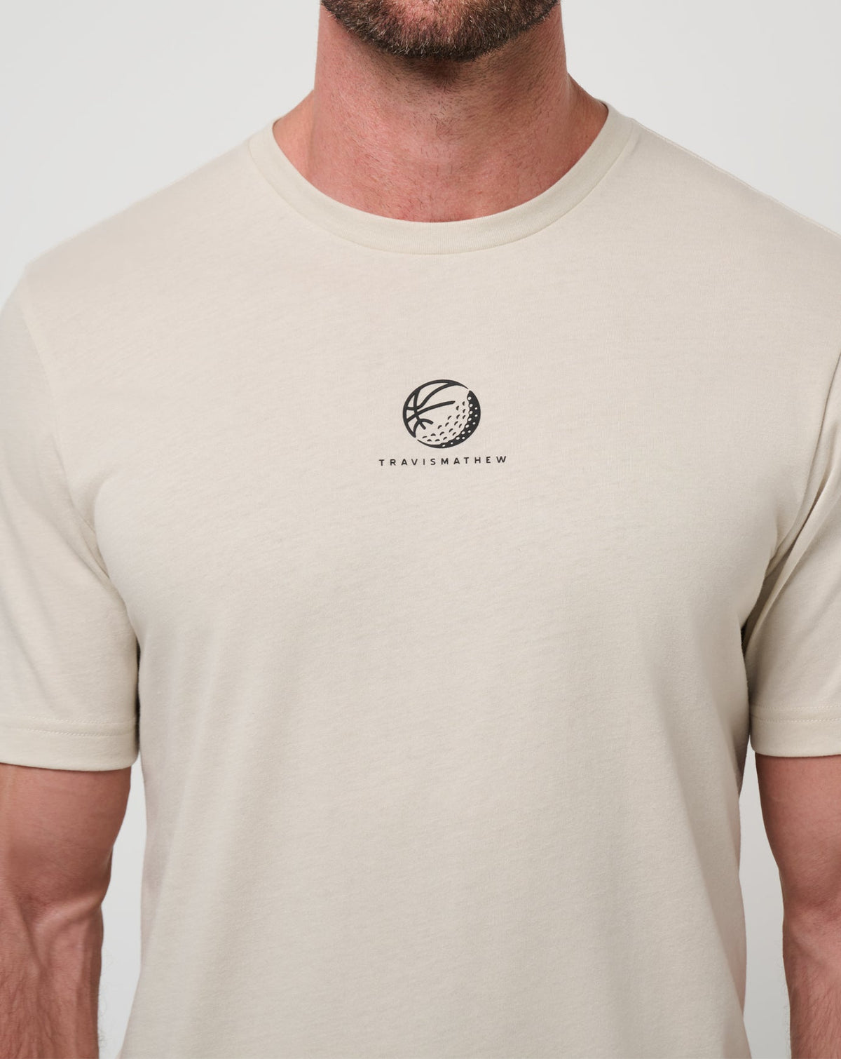 Shot Maker Tee Italian Sand | Travis Mathew Smart Buy